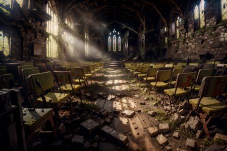 00170-8k realistic vray HDR  6000K   in a post-apocalyptic crumbling church silent bell tower dusty pews shattered stained gla 2023-07-20-0000.png